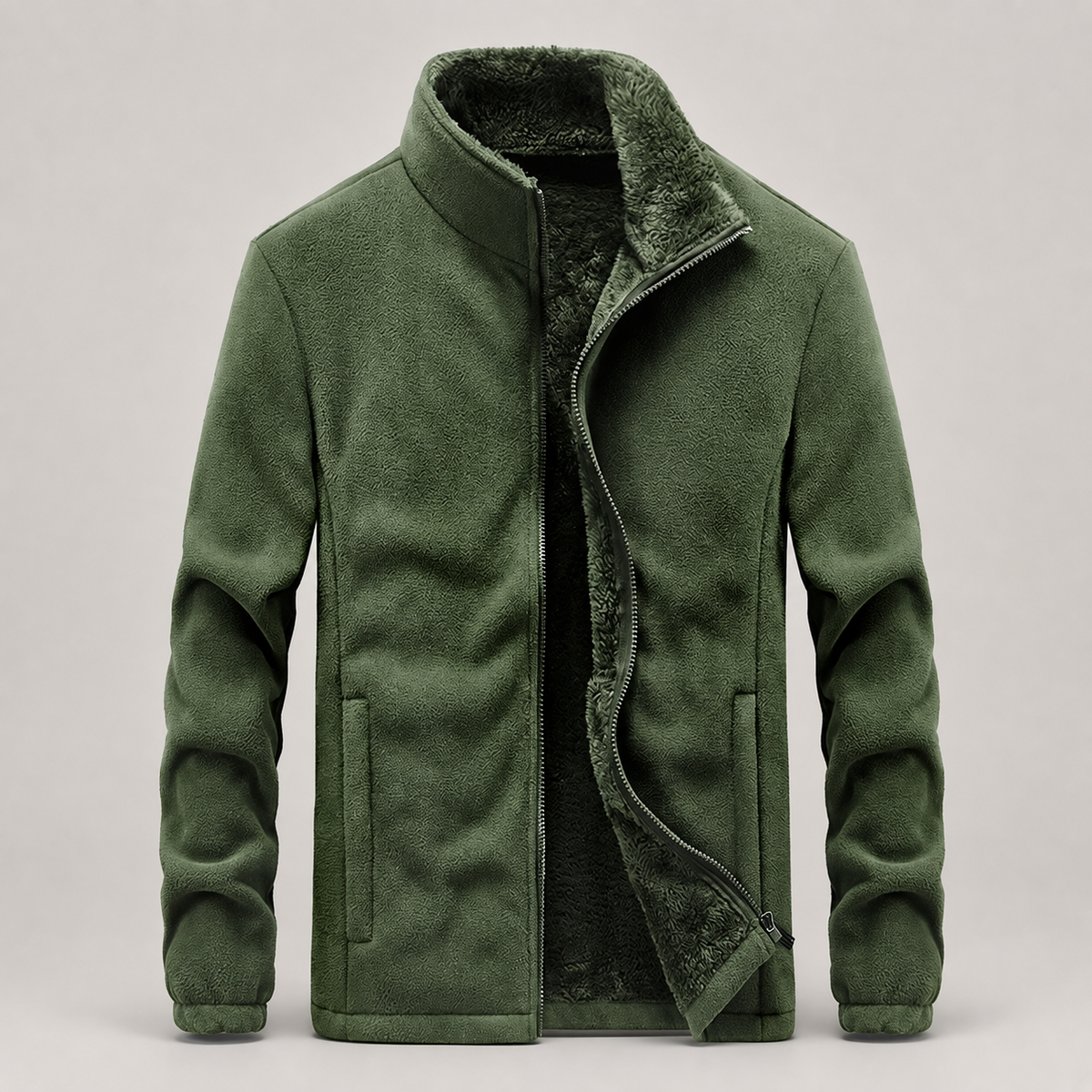 Weston Men’s Fleece-Lined Full-Zip Jacket
