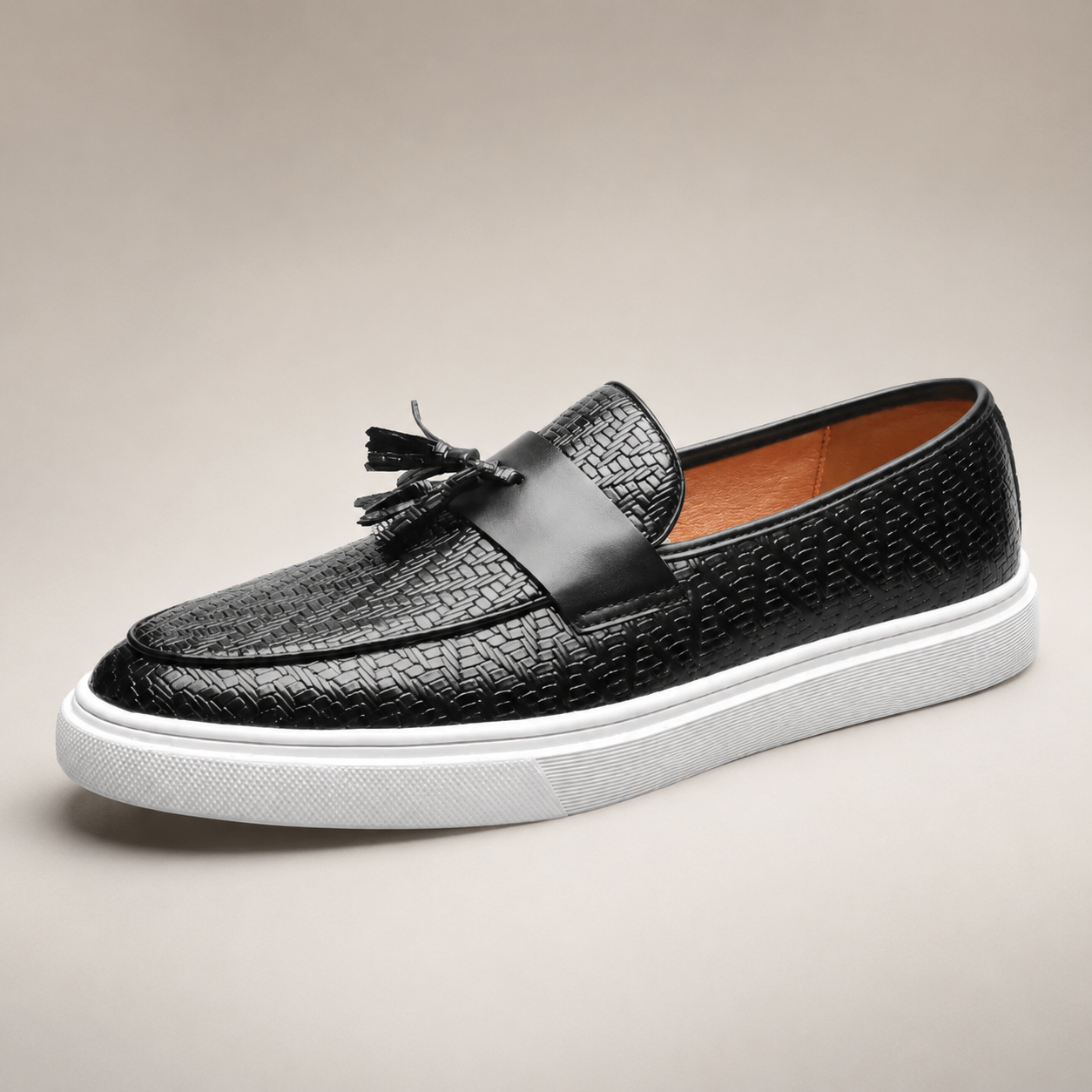 William Genuine Leather Tassel Loafers
